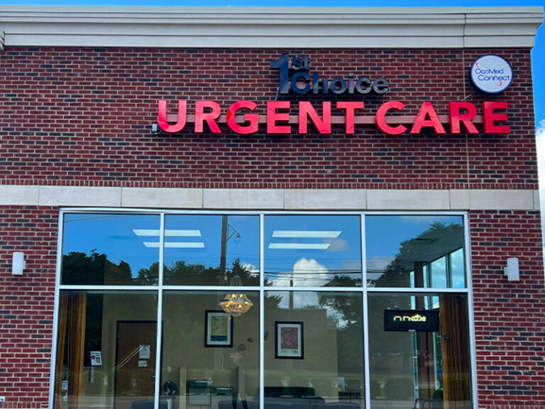 Urgent care location exterior photo